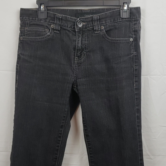 Calvin Klein Skinny Jeans Size 28 Black - Picture 3 of 4